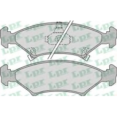 05P1067 LPR Комплект тормозных колодок, дисковый тормоз