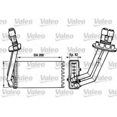 812048 VALEO Теплообменник, отопление салона