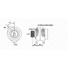 063341343010 MAGNETI MARELLI Генератор