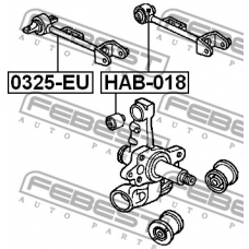0325-EU FEBEST Рычаг независимой подвески колеса, подвеска колеса
