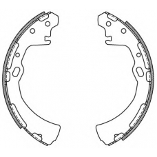 BSA2144.00 OPEN PARTS Комплект тормозных колодок