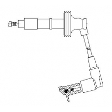 6A77/62 BREMI Провод зажигания