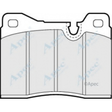 PAD303 APEC Комплект тормозных колодок, дисковый тормоз