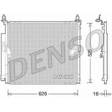 DCN50034 DENSO Конденсатор, кондиционер