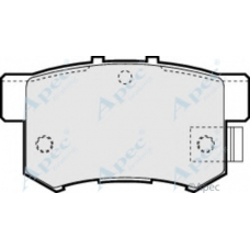 PAD859 APEC Комплект тормозных колодок, дисковый тормоз