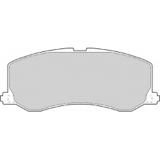 FD906A NECTO Комплект тормозных колодок, дисковый тормоз