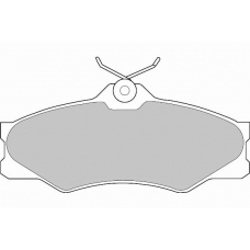 FD6263N NECTO Комплект тормозных колодок, дисковый тормоз