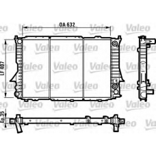 731549 VALEO Радиатор, охлаждение двигателя