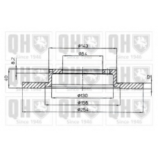 BDC4160 QUINTON HAZELL Тормозной диск