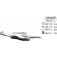 052122 ERNST Глушитель выхлопных газов конечный