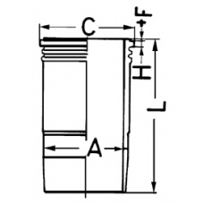 89380110 KOLBENSCHMIDT Гильза цилиндра