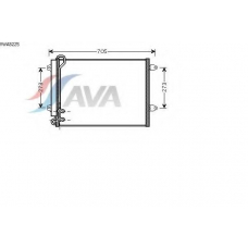 VWA5225 AVA Конденсатор, кондиционер