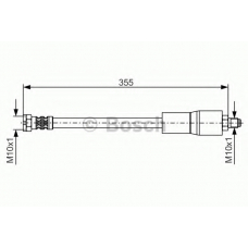 1 987 476 751 BOSCH Тормозной шланг