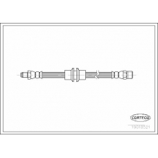 19018521 CORTECO Тормозной шланг