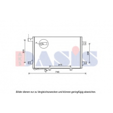 122035N AKS DASIS Конденсатор, кондиционер