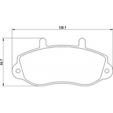 363710209075 MAGNETI MARELLI Комплект тормозных колодок, дисковый тормоз