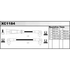 XC1184 QUINTON HAZELL Комплект проводов зажигания