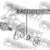 DAC4345820037 FEBEST Подшипник ступицы колеса