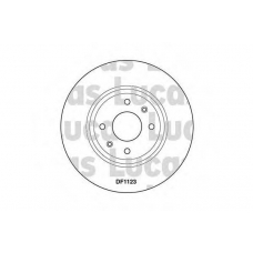 DF1123 TRW Тормозной диск