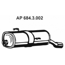 684.3.002 EBERSPACHER Глушитель выхлопных газов конечный