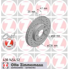 430.1454.52 ZIMMERMANN Тормозной диск