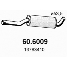 60.6009 ASSO Средний глушитель выхлопных газов