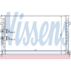 63746 NISSENS Радиатор, охлаждение двигателя