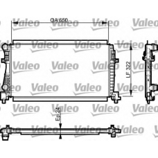 735557 VALEO Радиатор, охлаждение двигателя