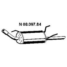 08.097.84 EBERSPACHER Глушитель выхлопных газов конечный