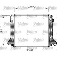 732304 VALEO Радиатор, охлаждение двигателя