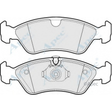 PAD1031 APEC Комплект тормозных колодок, дисковый тормоз