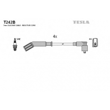 T242B TESLA Комплект проводов зажигания