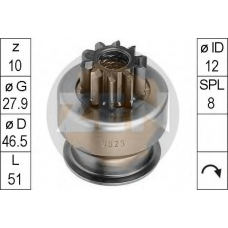 ZN0825 ERA Привод с механизмом свободного хода, стартер