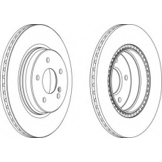 DDF1764-1 FERODO Тормозной диск