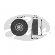 T36013 GATES Натяжной ролик, поликлиновой  ремень