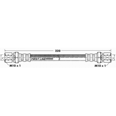 FBH6770 FIRST LINE Тормозной шланг