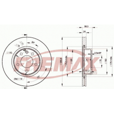 BD-9054 FREMAX Тормозной диск