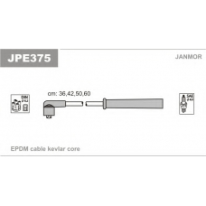 JPE375 JANMOR Комплект проводов зажигания