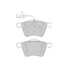 FD6921N NECTO Комплект тормозных колодок, дисковый тормоз