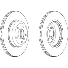 DDF1811-1 FERODO Тормозной диск