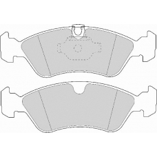 FD6709N NECTO Комплект тормозных колодок, дисковый тормоз