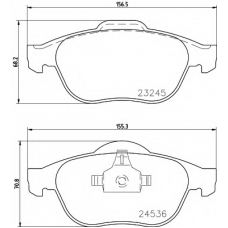 8DB 355 009-101 HELLA PAGID Комплект тормозных колодок, дисковый тормоз