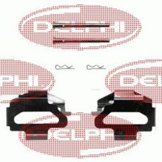 LX0150 DELPHI Комплектующие, колодки дискового тормоза