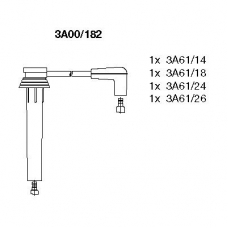 3A00/182 BREMI Комплект проводов зажигания