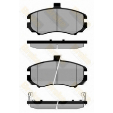 PA1849 BRAKE ENGINEERING Комплект тормозных колодок, дисковый тормоз