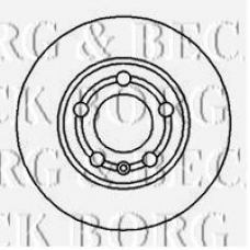 BBD4065 BORG & BECK Тормозной диск
