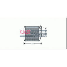 1790061 KUHLER SCHNEIDER Теплообменник, отопление салона