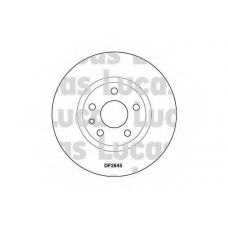 DF2645 TRW Тормозной диск