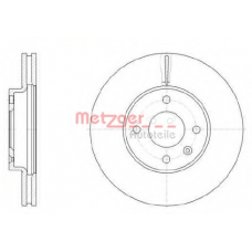 6110688 METZGER Тормозной диск