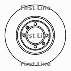 FBD302 FIRST LINE Тормозной диск